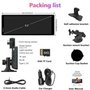 packing list: portable car stereo, car charger, mount brackets, user manual, etc.