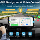 gps tracker for car use voice assistant to control navigation, calls, music,  enable safe driving