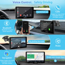cheap carplay head unit use bluetooth voice control for calls, music, navigation enable safe driving