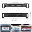 wireless car dash camera front view and back view,installed at the rear of the vehicle