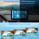 CARPURIDE V3 Portable Smart Multimedia Dashboard Console with Detachable Sunshade