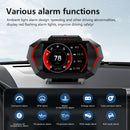 Carpuride P24 Newest Head-Up Display OBD2+GPS Smart Car HUD Gauge Digital Odometer