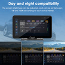 car navigation systems, day and night compatible with adjustment to the screen brightness
