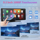 best gps for car with high-sensitivity 9.3 inch 1080P touchscreen