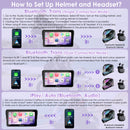 Bluetooth Helmet Setup for BMW Motorcycle Stereo