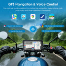 GPS navigation and voice control on W602S Pro motorcycle screen