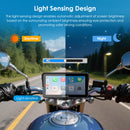 Automatic light-sensing brightness adjustment feature