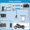 W602S Pro wiring installation diagram for motorcycle