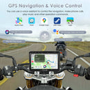 Carpuride 702RS Pro with Optional TPMS - Motorcycle CarPlay with Radar BSD & Plug-and-Play Bracket