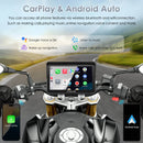 Carpuride 702RS Pro with Optional TPMS - Motorcycle CarPlay with Radar BSD & Plug-and-Play Bracket