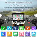 Carpuride 702RS Pro with Optional TPMS - Motorcycle CarPlay with Radar BSD & Plug-and-Play Bracket