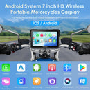 Wireless Portable Motorcycle Stereo with CarPlay and Android Auto