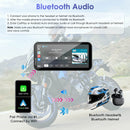 Carpuride W603B Wireless Portable Motorcycle Stereo Compatible Navigation Bracket