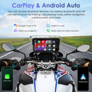 Carpuride W603B Wireless Portable Motorcycle Stereo Compatible Navigation Bracket