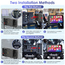Carpuride W603B Wireless Portable Motorcycle Stereo Compatible Navigation Bracket