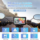 Carpuride W702/ W502/ W619 Wireless Portable Dual Bluetooth Waterproof IP67 Motorcycle Stereo
