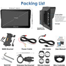 Carpuride W702S Pro/W502S Pro | Universal Motorcycle CarPlay with Optional TPMS & Plug-and-Play BM05 Bracket