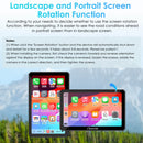 Carpuride-W712D with 90° auto rotation touch screen