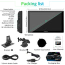 CARPURIDE W901 Portable Car Stereo, support Google and Siri Assistant, 9 Inch IPS Touch screen, Car Radio Receiver with Carplay/ Android Auto/GPS /Mirror link/Bluetooth/FM/Light-sensing/EQ effect