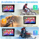 IP67 waterproof motorcycle stereo withstands rain, dust and extreme temperatures