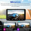 car play radio with mirror-link tech, wired connection for autolink, wired & wireless for iosmirror