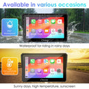 With IP67 waterproofing and heat resistance, you can ride comfortably in the rain and hot weather