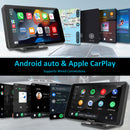 Car Stereo with Carplay/Android Auto, Plug and Play Quick Install, 7 Inch IPS Touch Screen, Multimedia Player with Bluetooth, Mirror Link, Google and Siri Assistant，Backup Camera