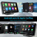 Car Stereo with Wireless Apple CarPlay&Android Auto,Plug and Play Quick Install, Suitable for All Cars, 7 Inch IPS Touch Screen, Multimedia Player with Bluetooth, Mirror Link, Backup Camera,Silver Frame