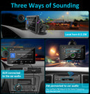 Carpuride Portable Wired CarPlay - Apple CarPlay/Android Auto /7"IPS Touch Screen/ Multimedia Bluetooth Navigation Dashboard Console