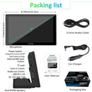 CARPURIDE Wireless Portable Car Stereo with Light-Sensitive,Dual 4Ω3W speakers, 9 Inch IPS Touchscreen Car Radio Receiver Works with Carplay/Android Auto/Mirror Link/Bluetooth/Google/Siri/WiFi/GPS Navigation