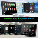CARPURIDE Wireless Portable Car Stereo, support Google and Siri Assistant, 9 Inch IPS Touch screen, Car Radio Receiver with Carplay/ Android Auto/GPS /Mirror link/Bluetooth/FM/Light-sensing/EQ effect