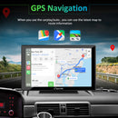 CARPURIDE W901 Portable Car Stereo, support Google and Siri Assistant, 9 Inch IPS Touch screen, Car Radio Receiver with Carplay/ Android Auto/GPS /Mirror link/Bluetooth/FM/Light-sensing/EQ effect