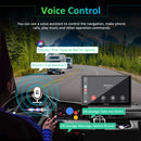 CARPURIDE Wireless Portable Car Stereo with Light-Sensitive,Dual 4Ω3W speakers, 9 Inch IPS Touchscreen Car Radio Receiver Works with Carplay/Android Auto/Mirror Link/Bluetooth/Google/Siri/WiFi/GPS Navigation