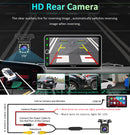 CARPURIDE W706 Wireless Portable Car Stereo Silver Frame with Backup Camera