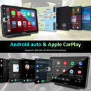 CARPURIDE W706 Wireless Portable Car Stereo with Backup Camera